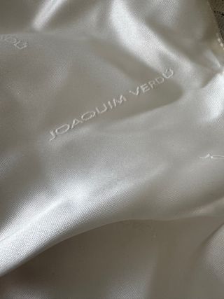Vestido de Novia Encaje Blanco De Joaquim verdu