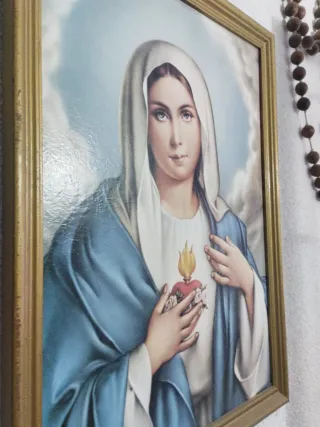 Cuadro Sagrado Corazón de María 75x55cm