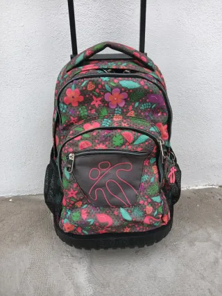 Mochila con ruedas Totto floral