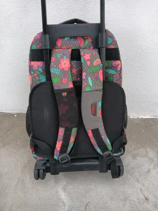 Mochila con ruedas Totto floral