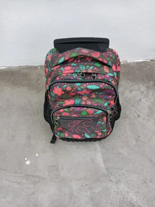 Mochila con ruedas Totto floral