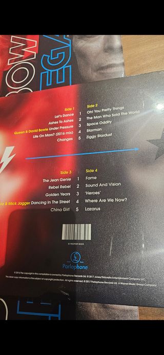 Vinilo LP de "The Very Best of Bowie Legacy"