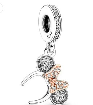 Charm Pandora Minnie Mouse Plata y Rose Gold