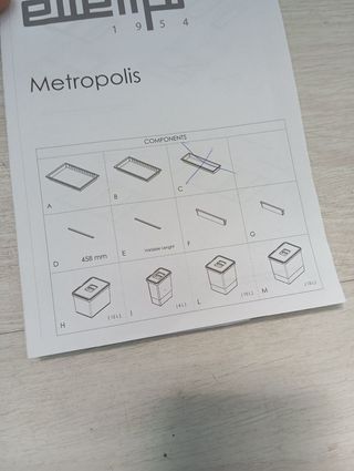 Elletipi PTC28 - Reciclaje 4 cubos