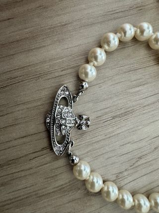 Collar Vivienne Westwood Perlas Plata