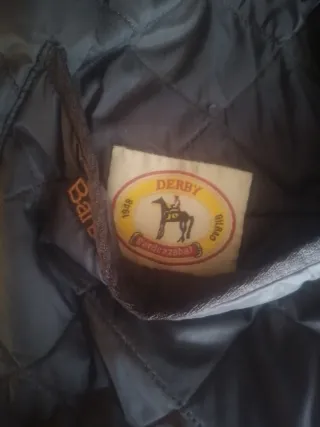 Chaqueta Barbour acolchada marrón original