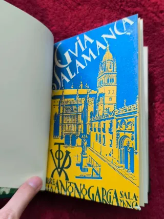 Libro antiguo. Guía de Salamanca (1938)
