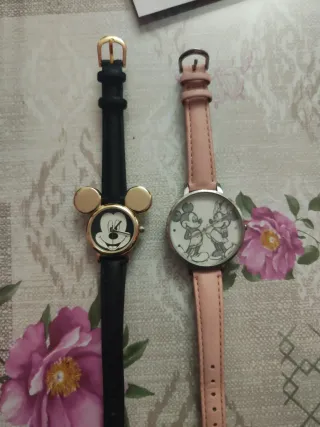 Relojes Disney Mickey y Minnie