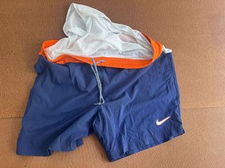 Traje de Baño Nike Vintage Azul y Naranja