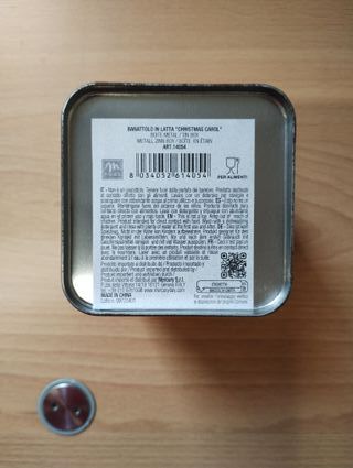 Barattolo latta Christmas Carol