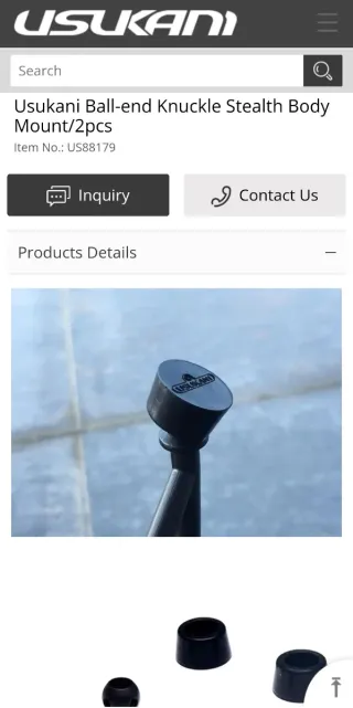 Usukani Ball-end Knuckle Stealth Body Mount