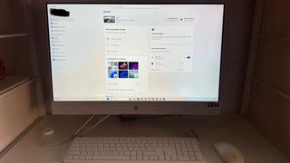 HP All in One AMD Ryzen 7 Blanco