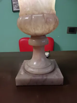 Lampada in alabastro vintage