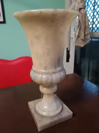 Lampada in alabastro vintage