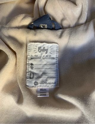 Giacca Parka Bambino Blu con Cappuccio