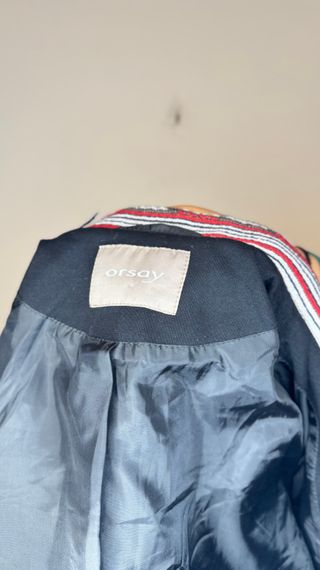 Giacca Blazer Orsay Stile Etnico a Righe Taglia M