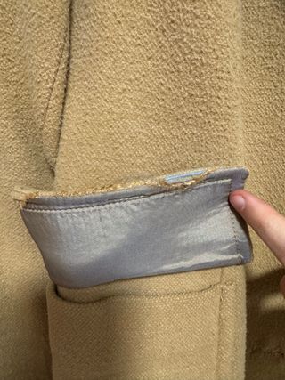 Gabardina Burberrys Lana y Cashmere Beige