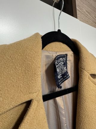 Gabardina Burberrys Lana y Cashmere Beige