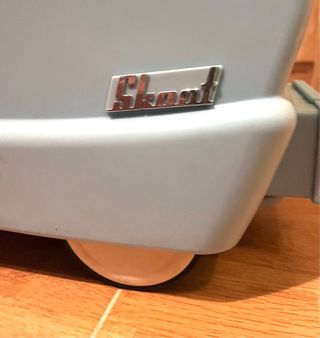 Maleta Viaje Infantil Vespa Azul y Beige