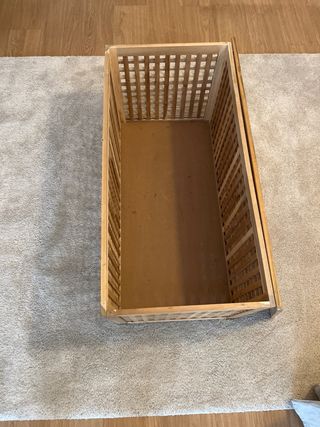 Baúl de madera Ikea modelo Hol