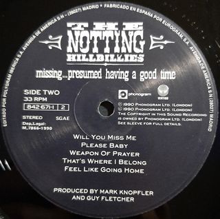 Notting Hillbillies - Missing... Presumed Having A