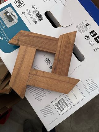 Sottopentola in legno rovere pezzo unico