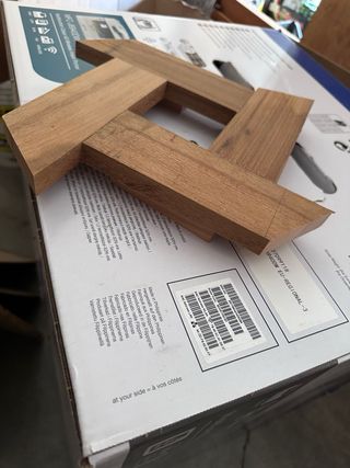 Sottopentola in legno rovere pezzo unico