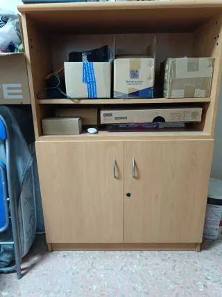 Mueble de oficina 3 cajones madera