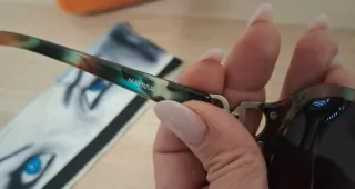 Occhiali da sole vintage oversize tartarugati