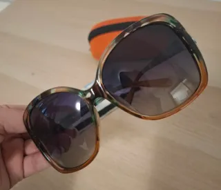 Occhiali da sole vintage oversize tartarugati