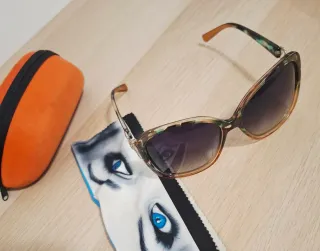 Occhiali da sole vintage oversize tartarugati