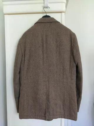 Giacca uomo JCT lana marrone