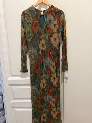 Vestido largo con brillo