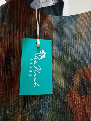 Vestido largo con brillo