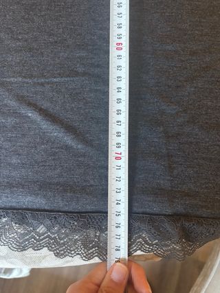 Camisón Woman'secret gris encaje