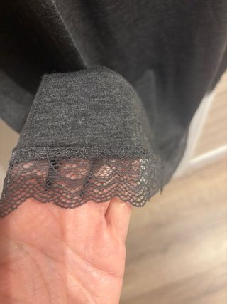 Camisón Woman'secret gris encaje