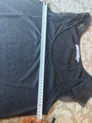 Camisón Woman'secret gris encaje