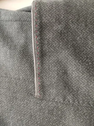 Abrigo Zara Hombre Talla 38 Gris