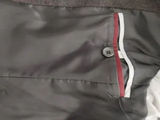 Abrigo Zara Hombre Talla 38 Gris