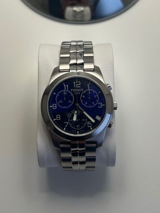 Reloj Tissot Cronógrafo Azul Plata