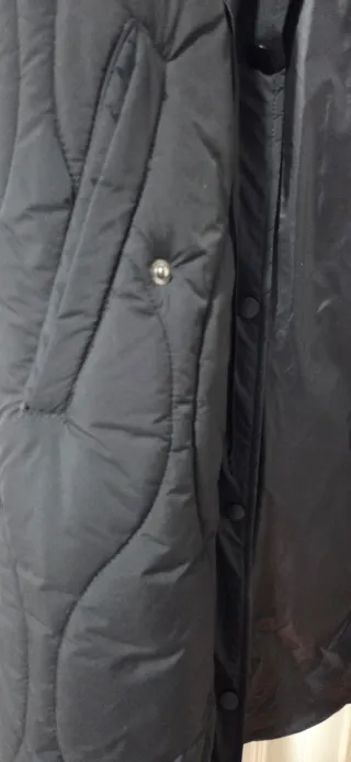 Chaleco largo acolchado XL