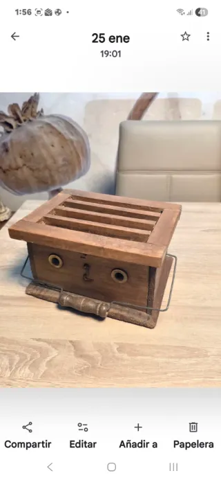 Calentador portátil.