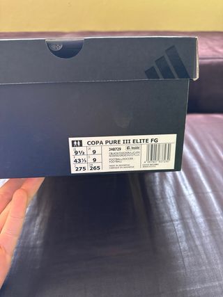 Adidas Copa Pure Élite FG Negra/Verde