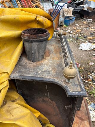 Chimenea de leña hierro fundido