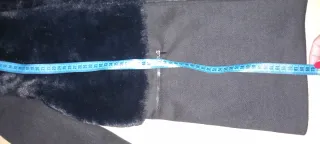 Cappottino donna nero con pelliccia Maëlle