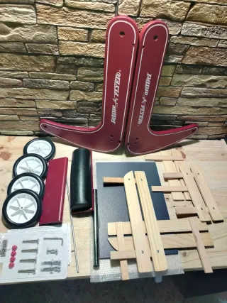 RADIO FLYER Andador de madera Correpasillos