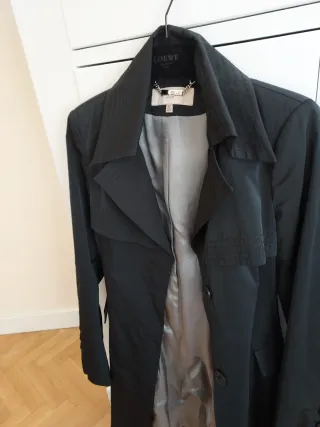 Gabardina Karen Millen Negra Mujer talla 40