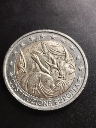 Moneda 2€ Constitución Europea 2005