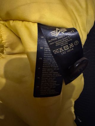 Giubbotto Alpha Industries con cappuccio