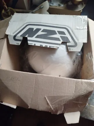 Casco NZI Junior Serie Blanco Talla S